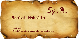 Szalai Mabella névjegykártya